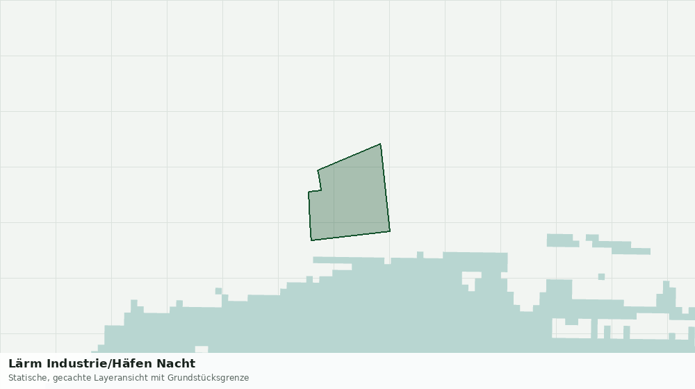 Statische Kartenansicht: Lärm Industrie/Häfen Nacht