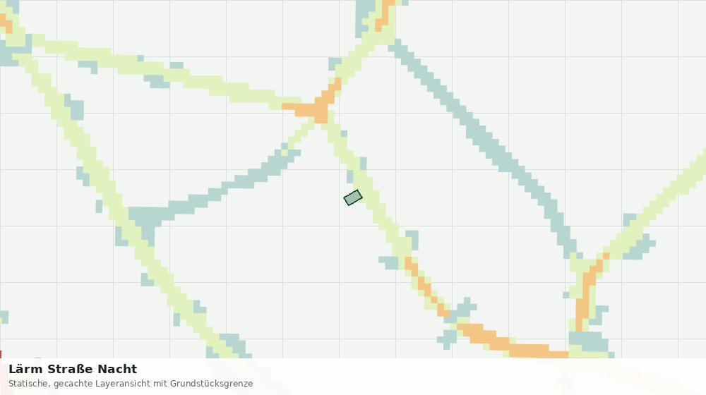 Statische Kartenansicht: Lärm Straße Nacht