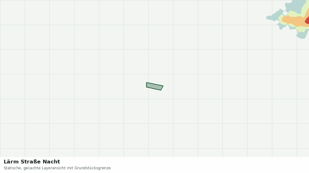 Statische Kartenansicht: Lärm Straße Nacht