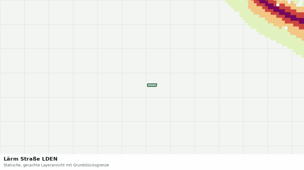 Statische Kartenansicht: Lärm Straße LDEN