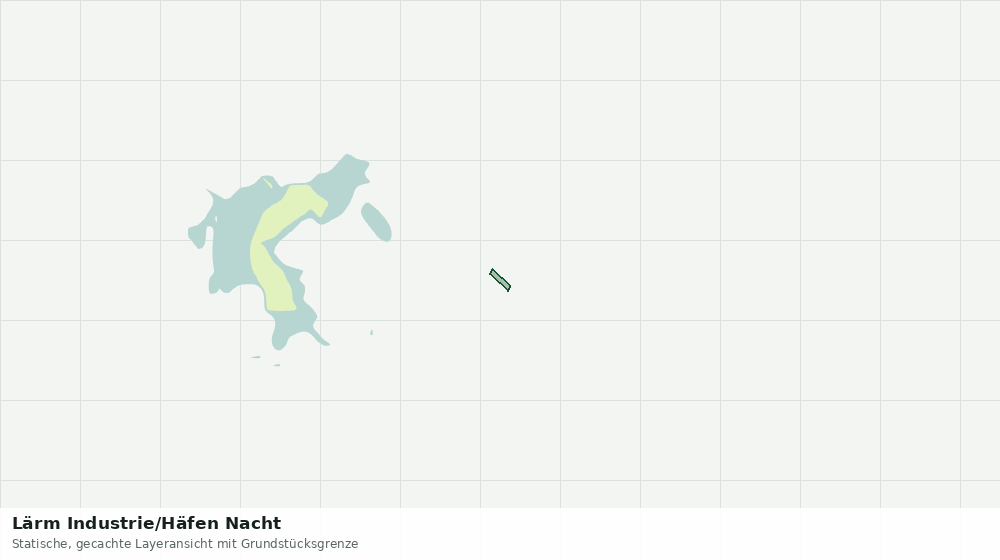 Statische Kartenansicht: Lärm Industrie/Häfen Nacht