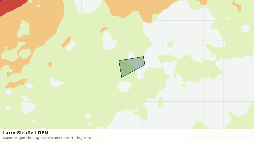 Statische Kartenansicht: Lärm Straße LDEN