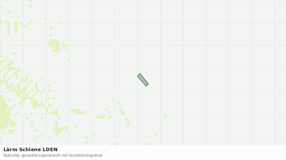 Statische Kartenansicht: Lärm Schiene LDEN