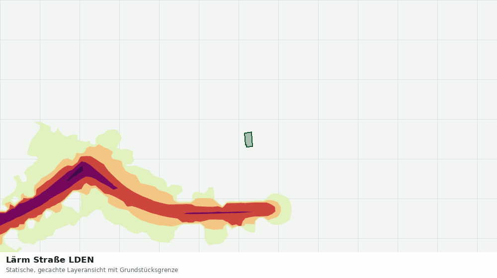 Statische Kartenansicht: Lärm Straße LDEN