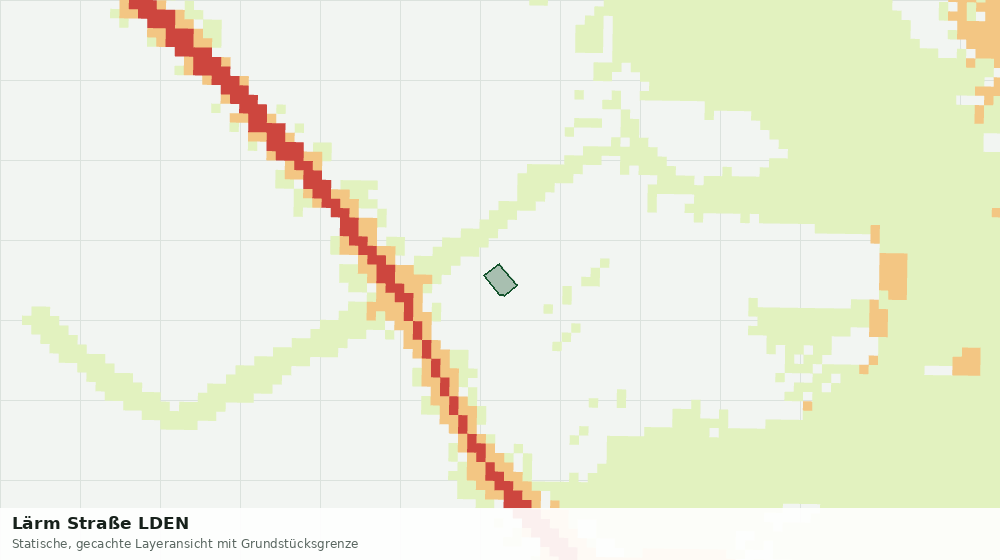 Statische Kartenansicht: Lärm Straße LDEN