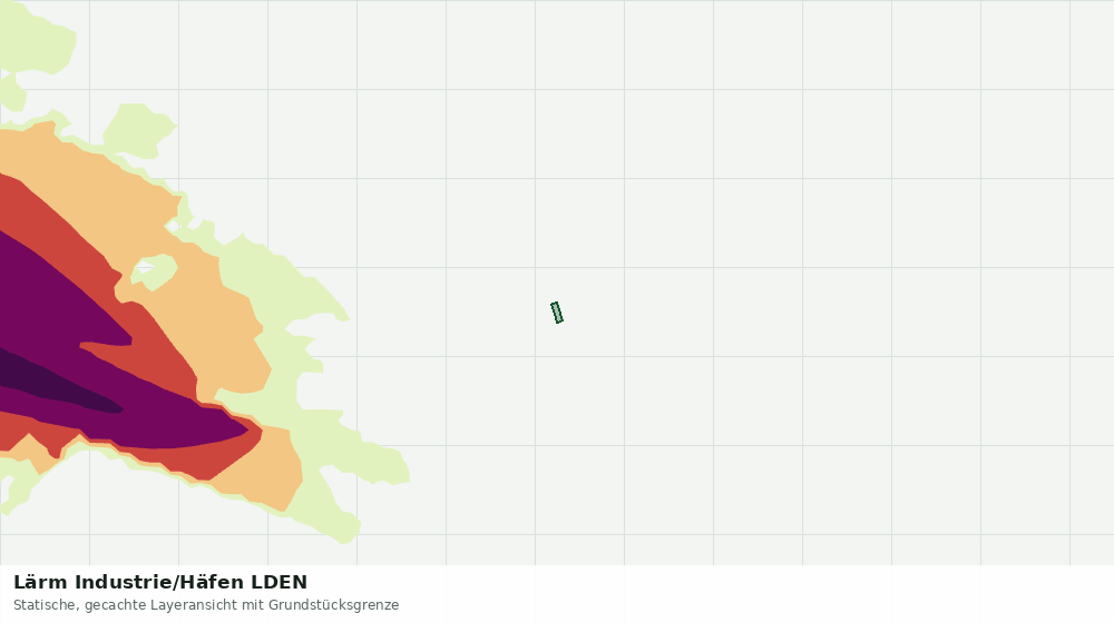 Statische Kartenansicht: Lärm Industrie/Häfen LDEN