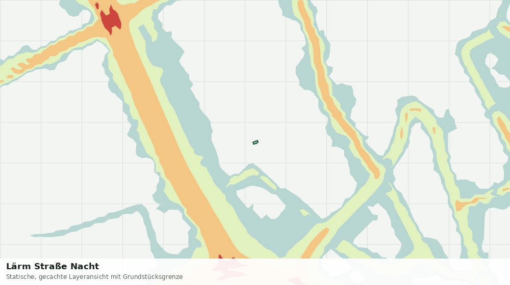 Statische Kartenansicht: Lärm Straße Nacht