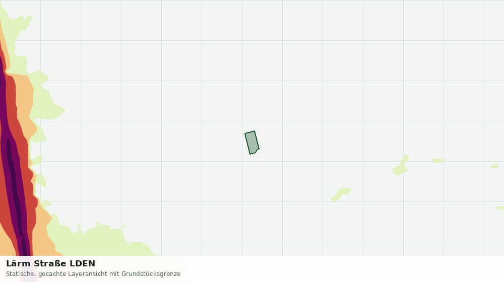Statische Kartenansicht: Lärm Straße LDEN