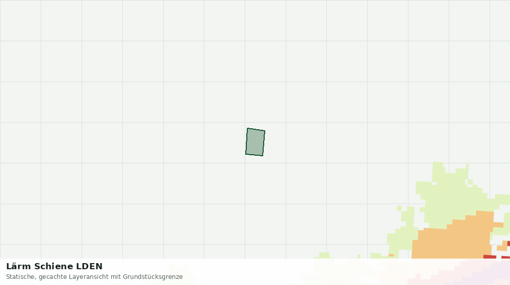 Statische Kartenansicht: Lärm Schiene LDEN