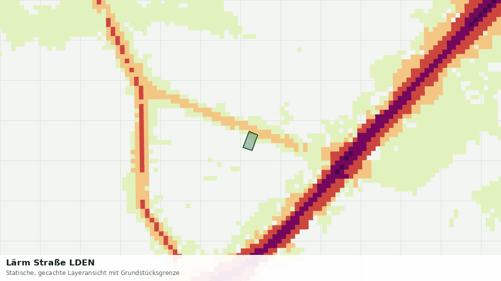 Statische Kartenansicht: Lärm Straße LDEN