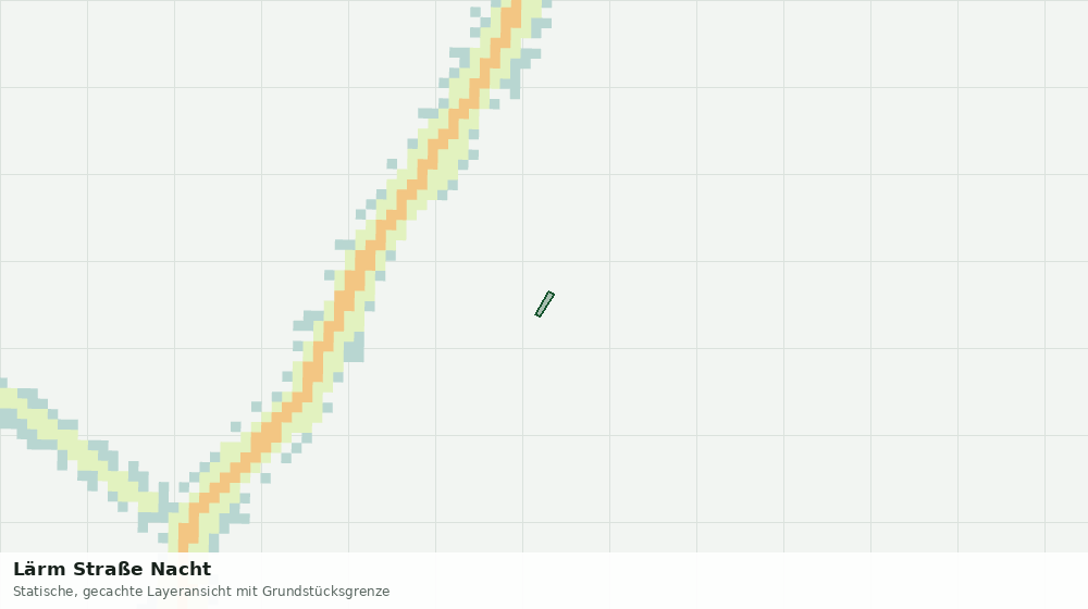 Statische Kartenansicht: Lärm Straße Nacht