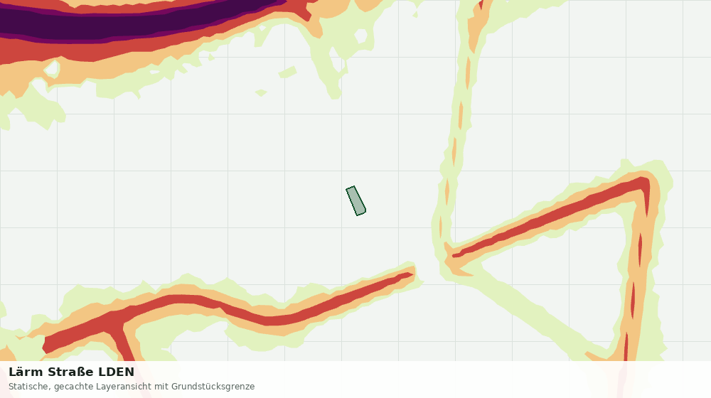 Statische Kartenansicht: Lärm Straße LDEN