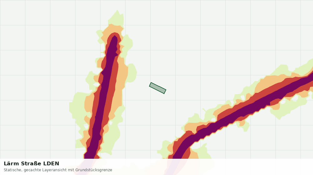 Statische Kartenansicht: Lärm Straße LDEN