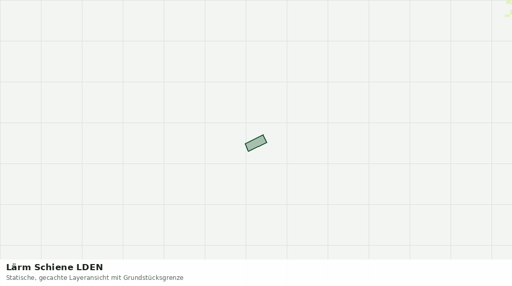 Statische Kartenansicht: Lärm Schiene LDEN