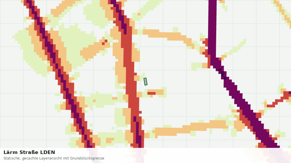 Statische Kartenansicht: Lärm Straße LDEN