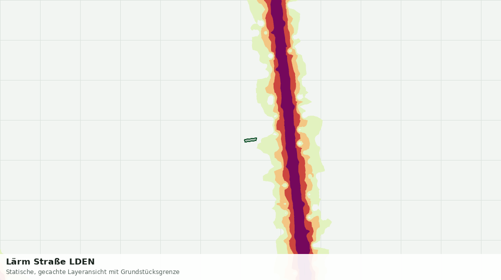 Statische Kartenansicht: Lärm Straße LDEN