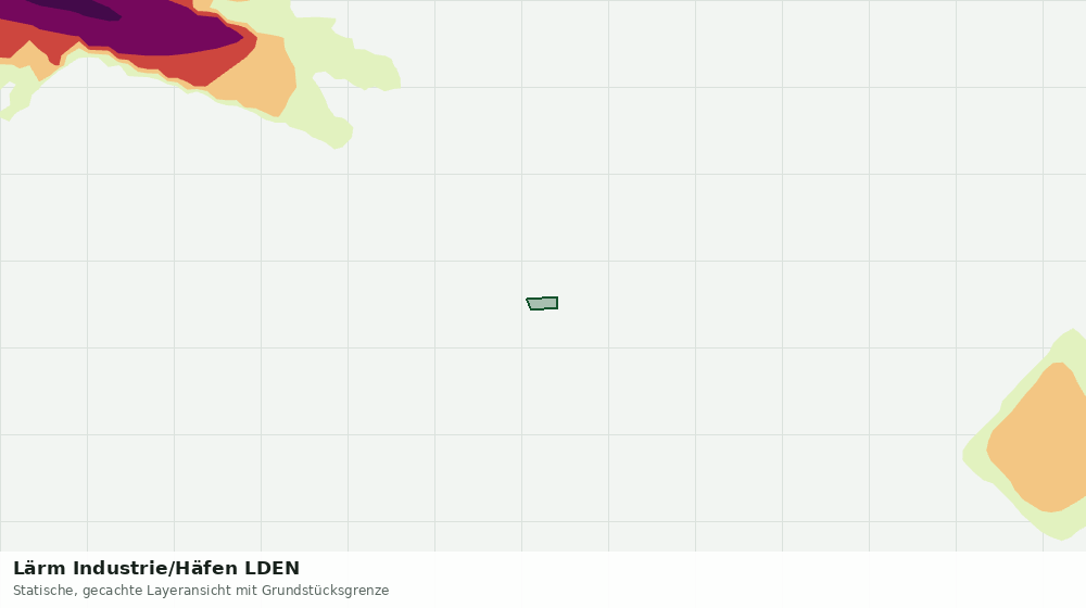 Statische Kartenansicht: Lärm Industrie/Häfen LDEN