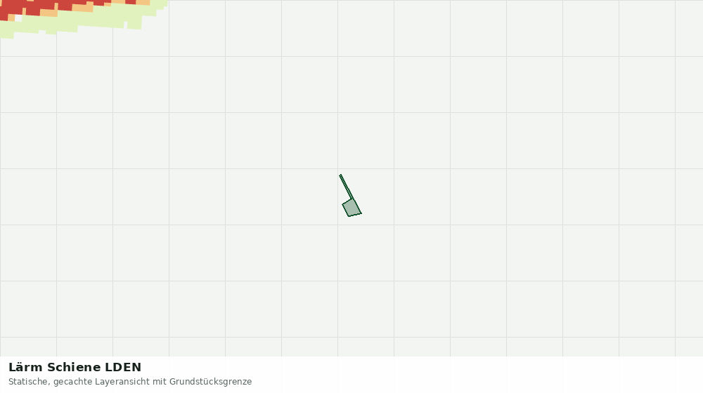 Statische Kartenansicht: Lärm Schiene LDEN
