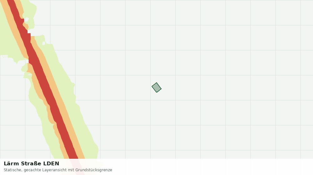 Statische Kartenansicht: Lärm Straße LDEN