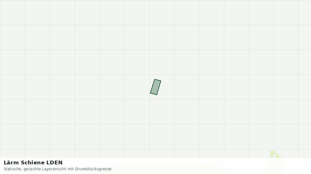 Statische Kartenansicht: Lärm Schiene LDEN