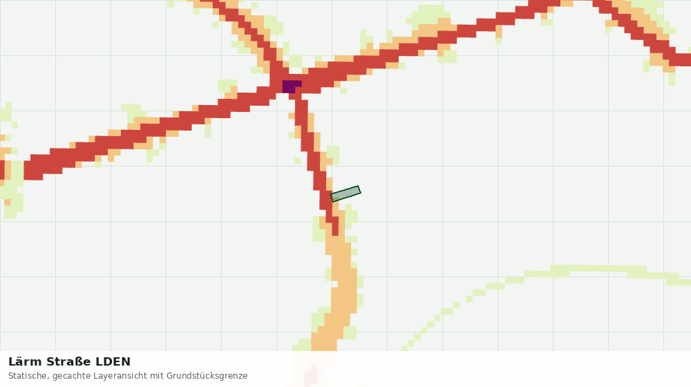 Statische Kartenansicht: Lärm Straße LDEN