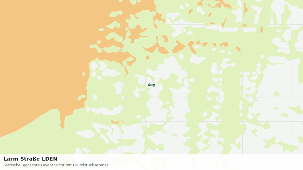 Statische Kartenansicht: Lärm Straße LDEN