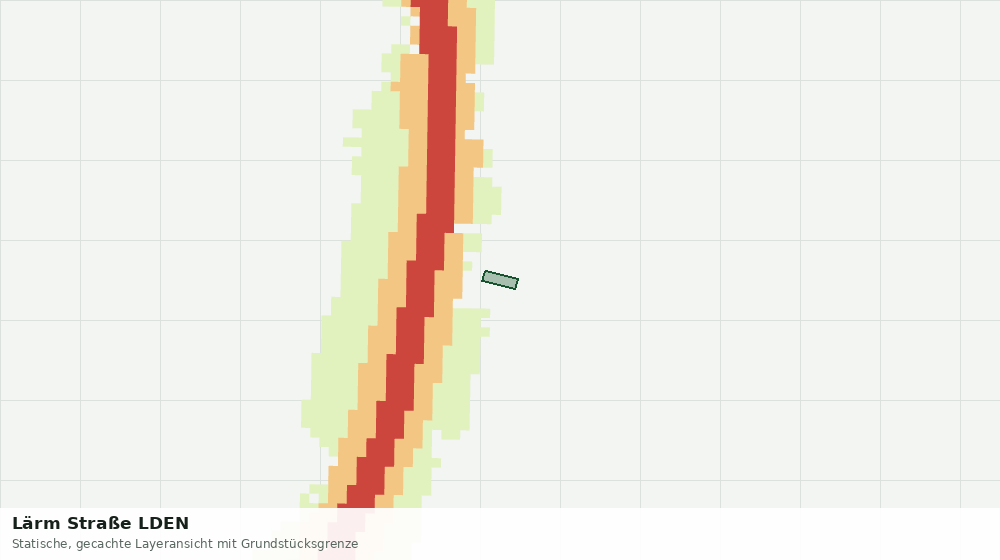 Statische Kartenansicht: Lärm Straße LDEN