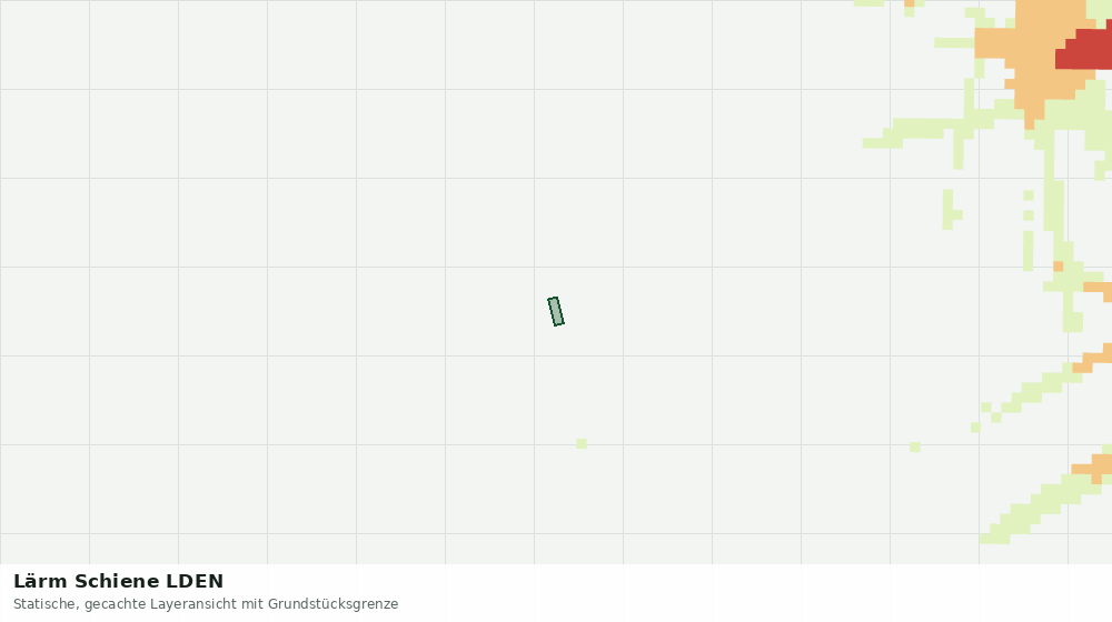 Statische Kartenansicht: Lärm Schiene LDEN