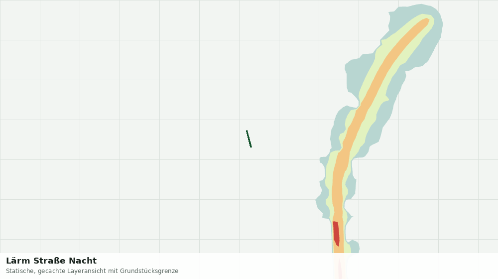 Statische Kartenansicht: Lärm Straße Nacht