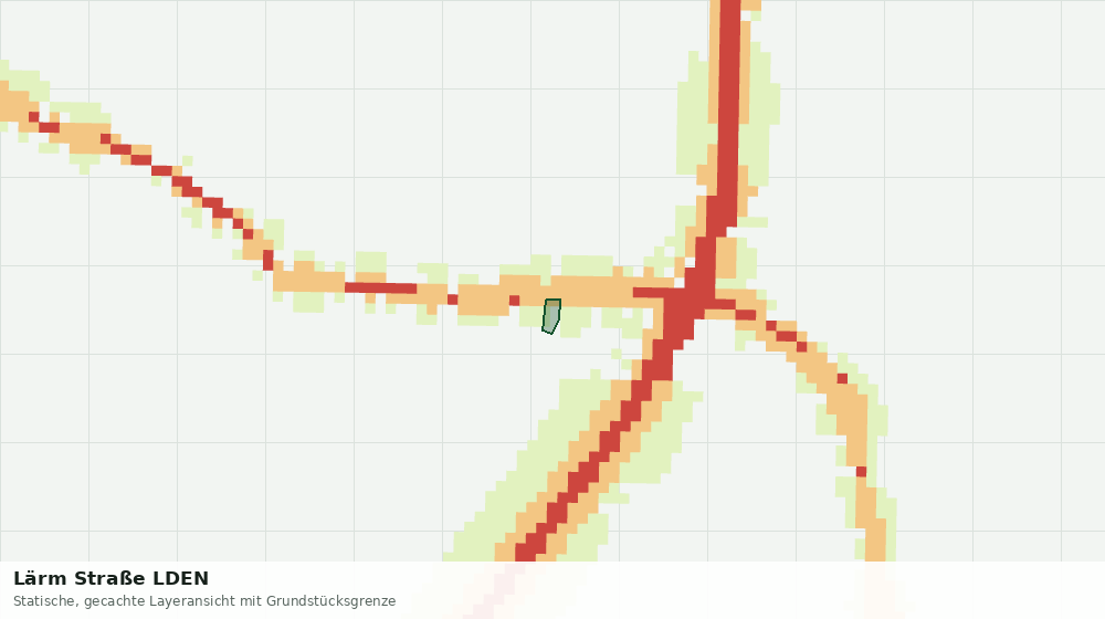 Statische Kartenansicht: Lärm Straße LDEN