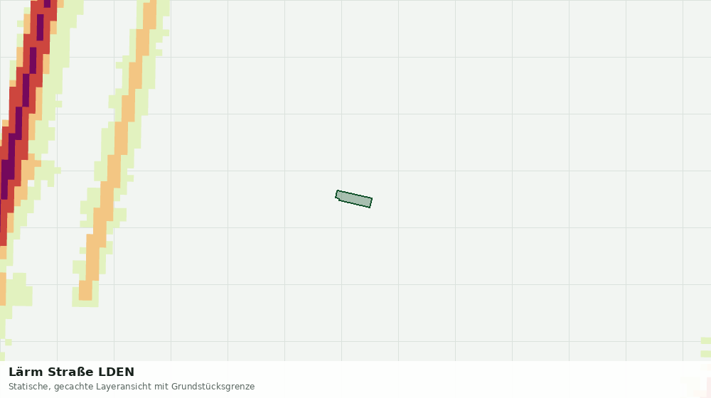 Statische Kartenansicht: Lärm Straße LDEN