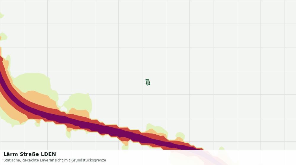 Statische Kartenansicht: Lärm Straße LDEN