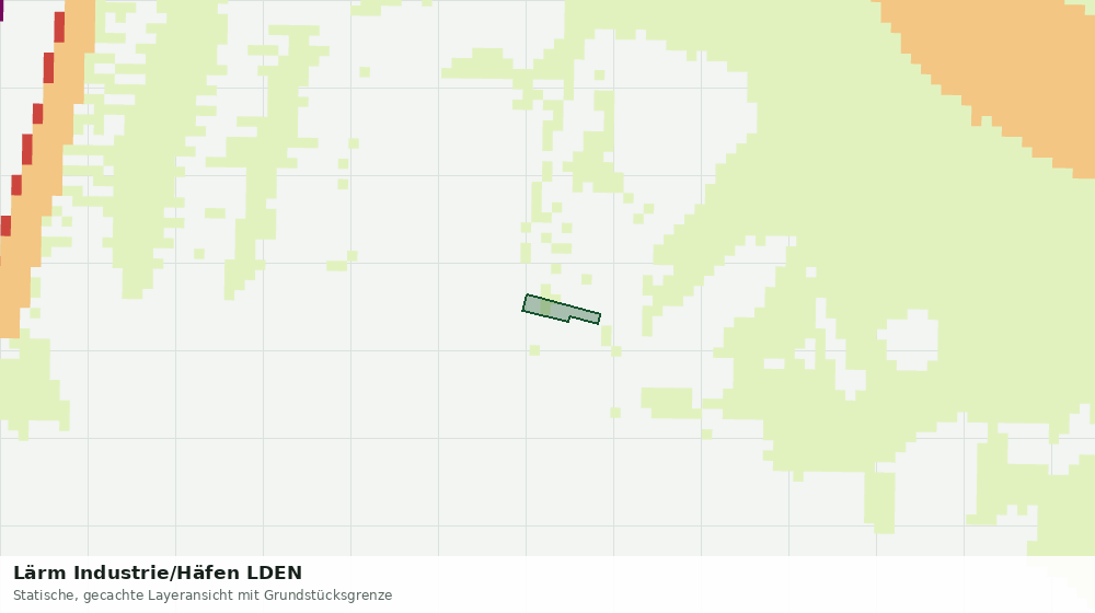 Statische Kartenansicht: Lärm Industrie/Häfen LDEN