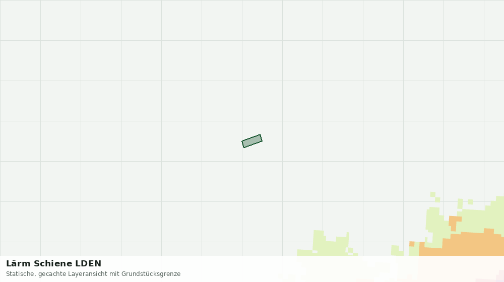 Statische Kartenansicht: Lärm Schiene LDEN