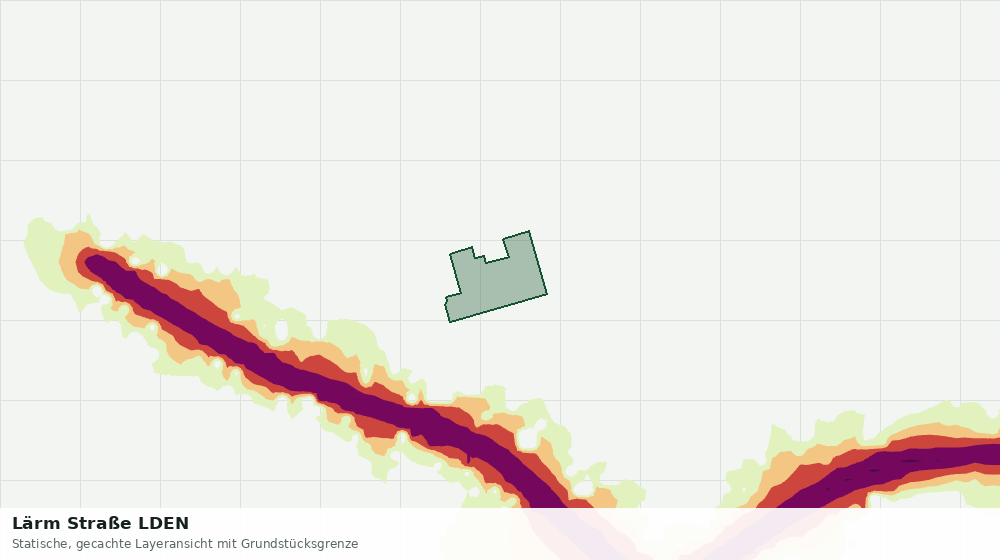 Statische Kartenansicht: Lärm Straße LDEN
