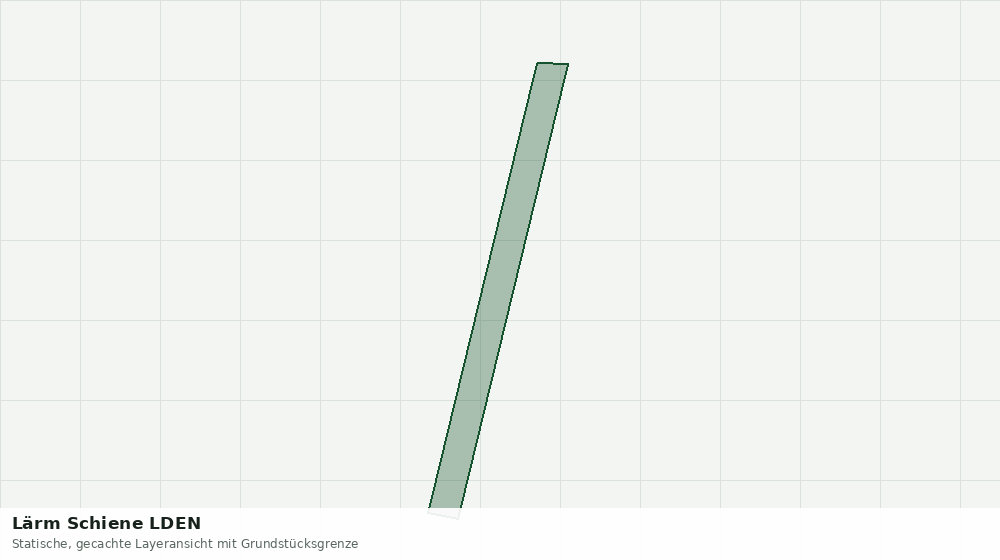Statische Kartenansicht: Lärm Schiene LDEN
