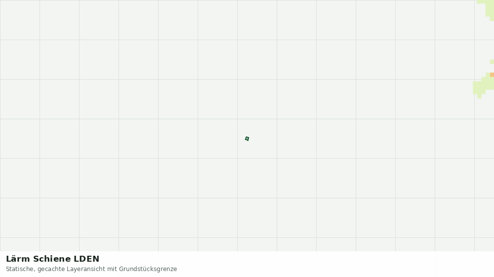 Statische Kartenansicht: Lärm Schiene LDEN
