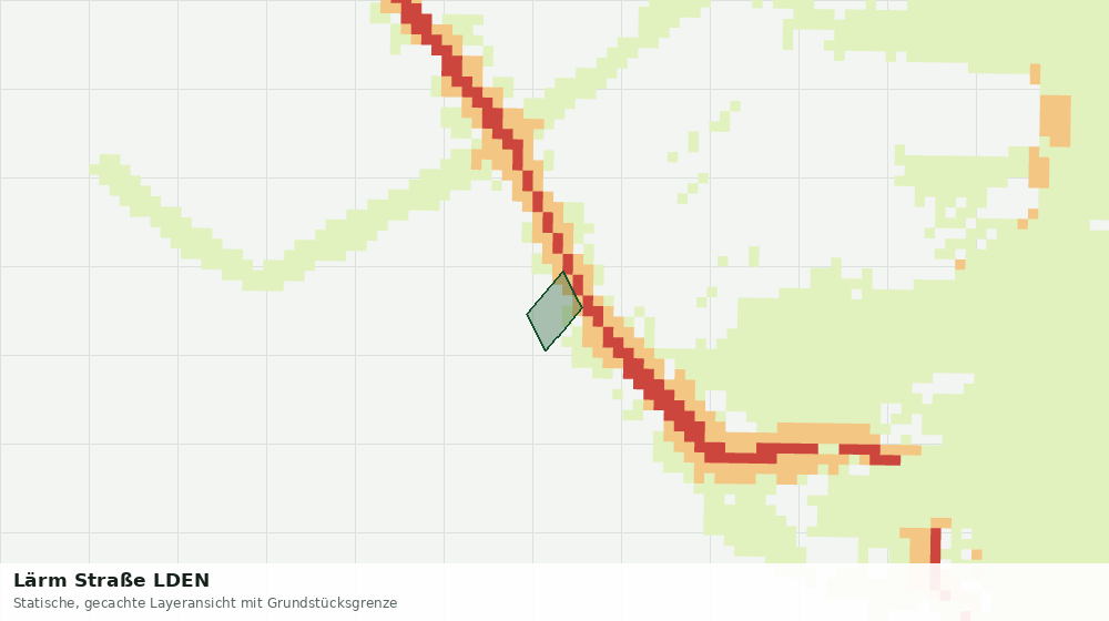 Statische Kartenansicht: Lärm Straße LDEN