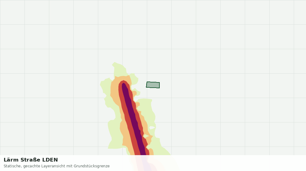 Statische Kartenansicht: Lärm Straße LDEN