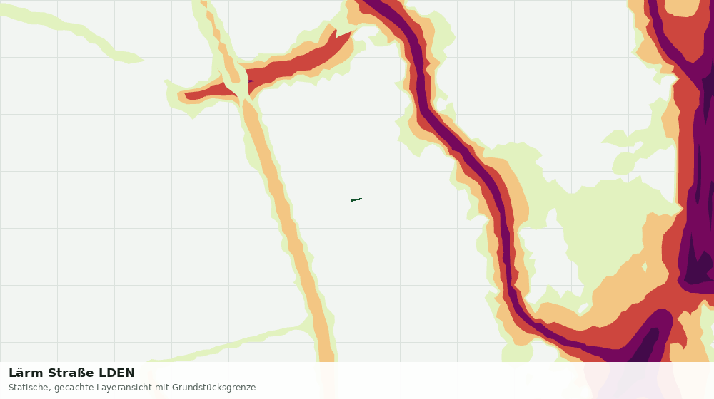 Statische Kartenansicht: Lärm Straße LDEN