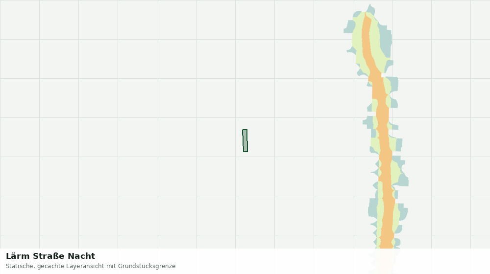 Statische Kartenansicht: Lärm Straße Nacht