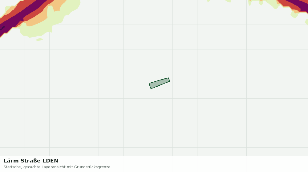 Statische Kartenansicht: Lärm Straße LDEN