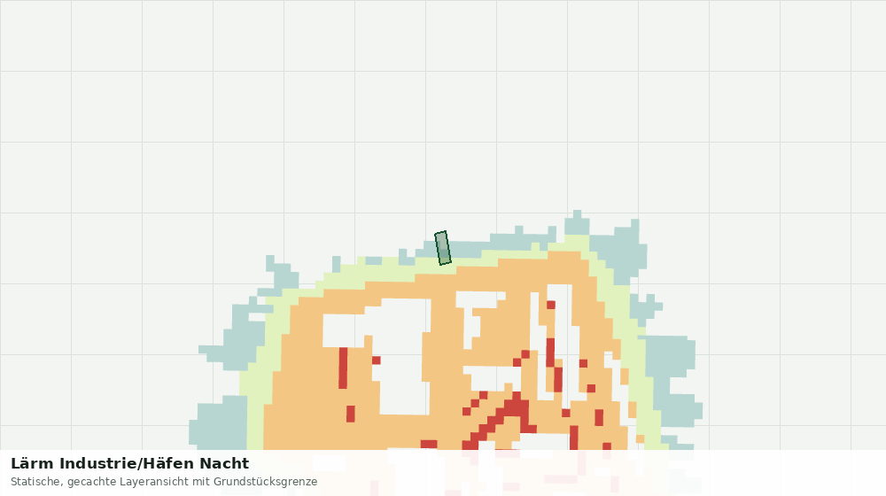 Statische Kartenansicht: Lärm Industrie/Häfen Nacht