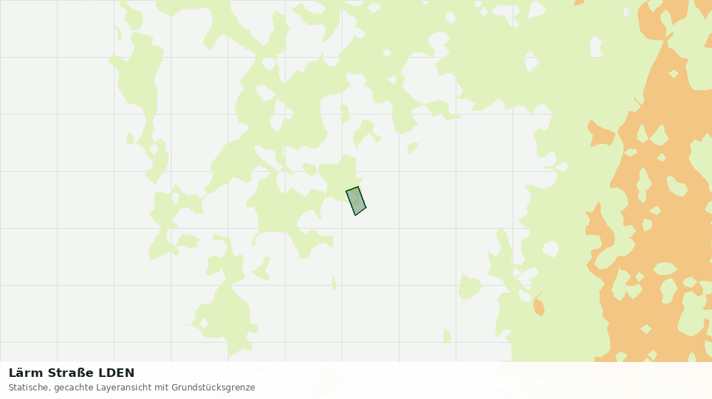 Statische Kartenansicht: Lärm Straße LDEN
