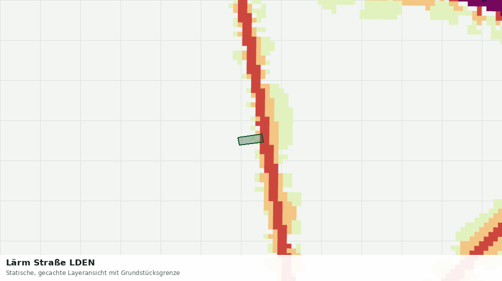Statische Kartenansicht: Lärm Straße LDEN