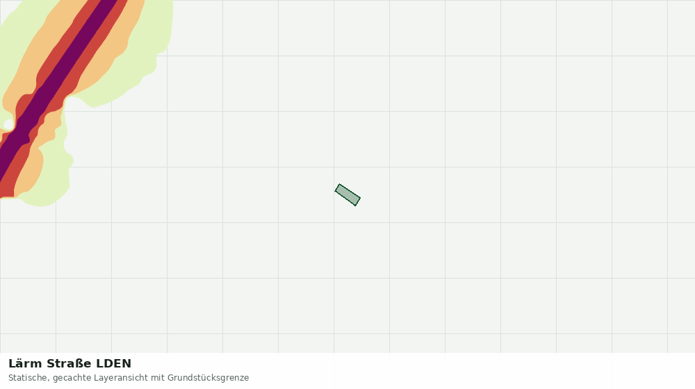 Statische Kartenansicht: Lärm Straße LDEN