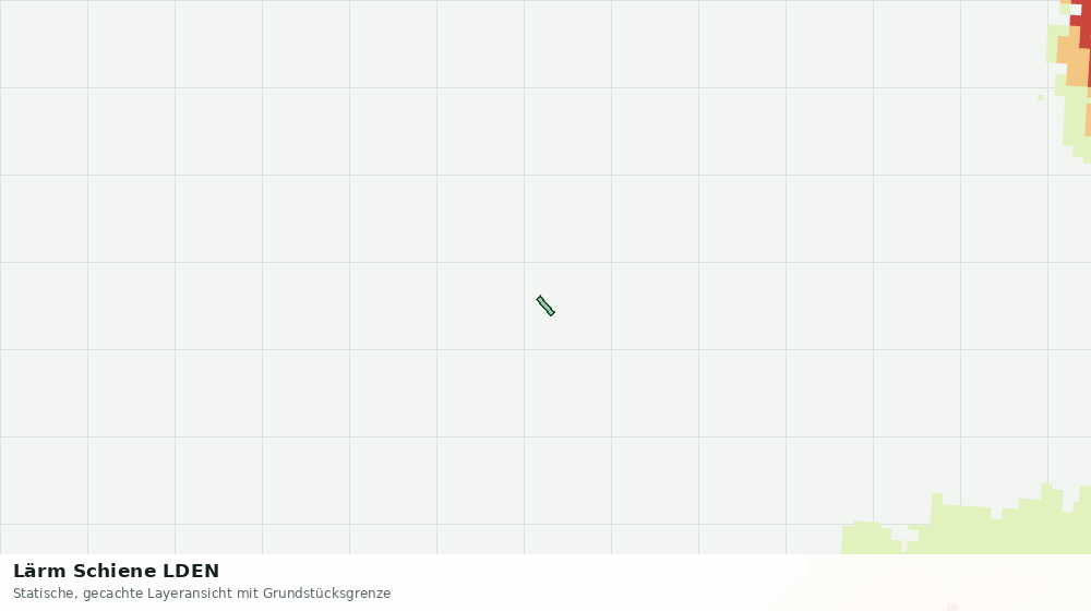 Statische Kartenansicht: Lärm Schiene LDEN