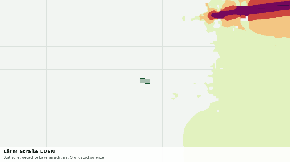 Statische Kartenansicht: Lärm Straße LDEN