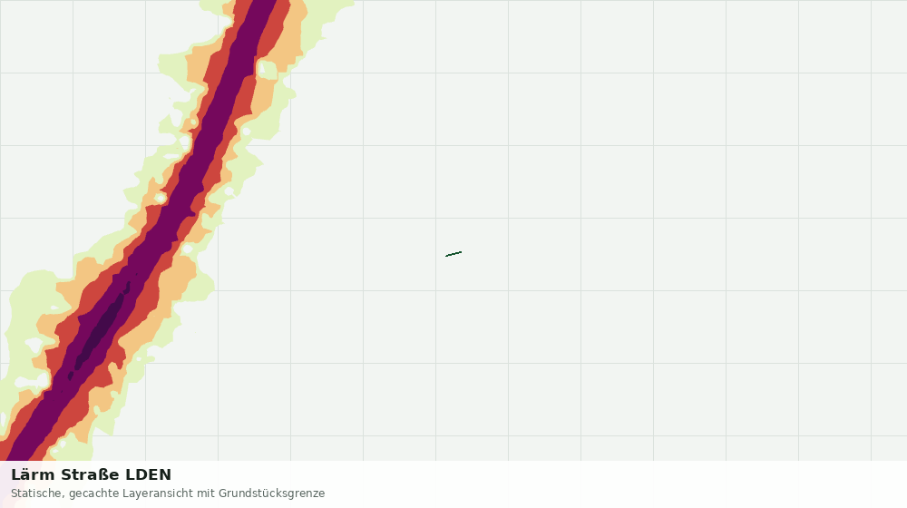 Statische Kartenansicht: Lärm Straße LDEN