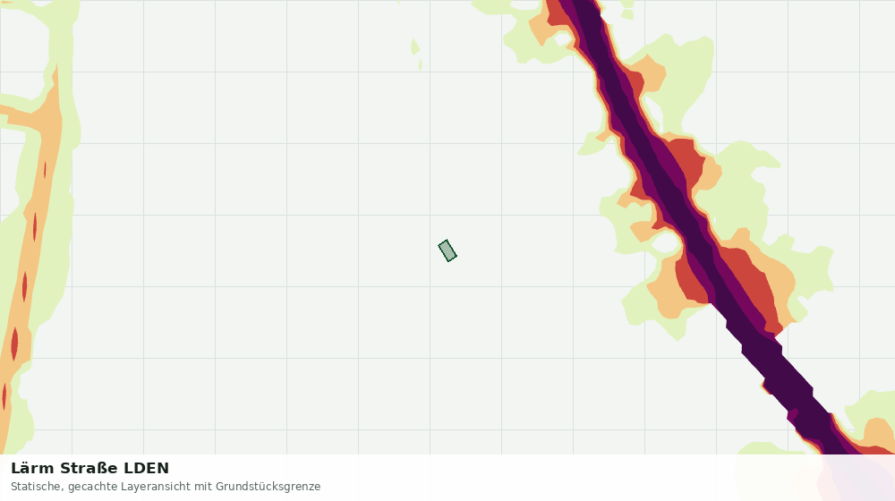 Statische Kartenansicht: Lärm Straße LDEN